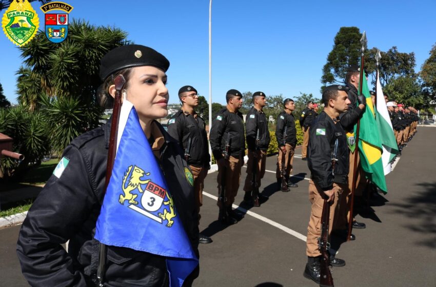  Policiais do do 3º BPM realizam solenidade em homenagem a Tira-dentes