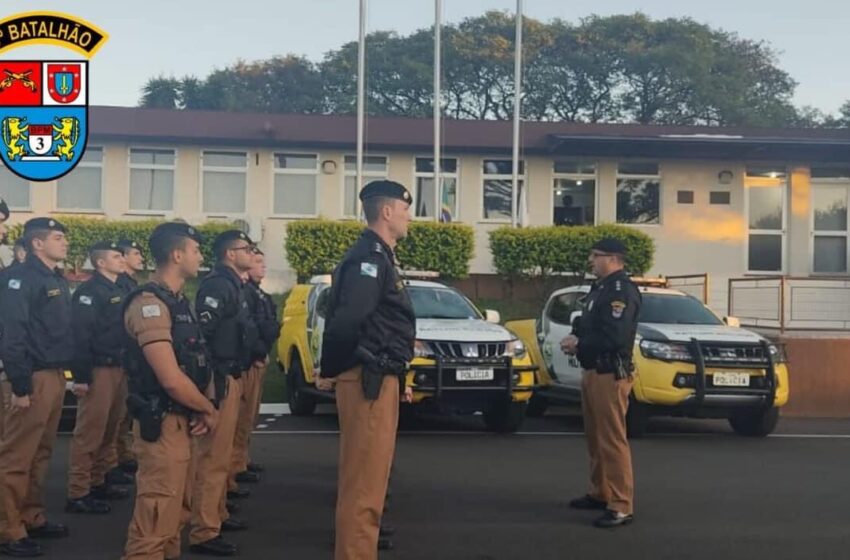  Policiais Militares do 3º BPM reforçam policiamento nas escolas