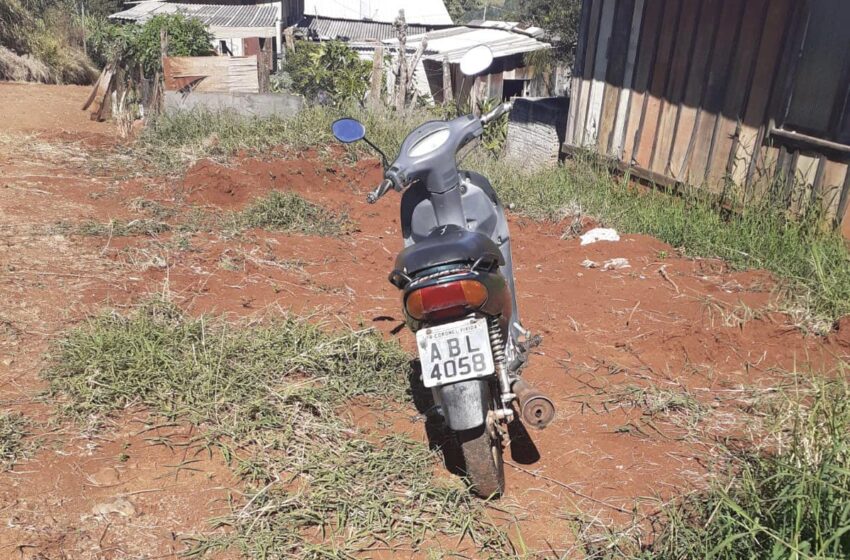  Motocicleta que havia sido furtada é recuperada pela Polícia Militar após denúncia