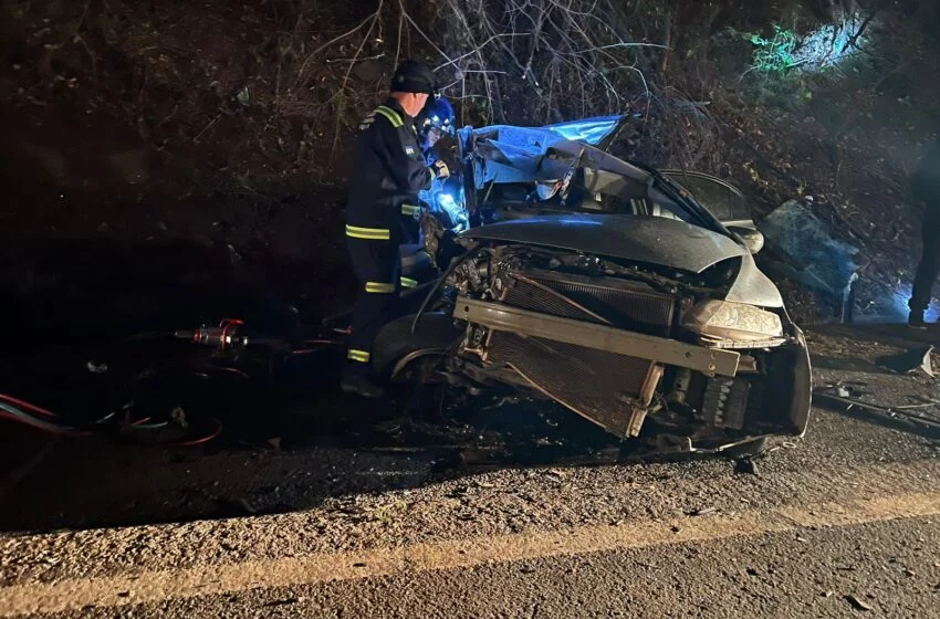  Grave acidente na PR 182 deixa jovem de 24 anos morto e outros dois feridos