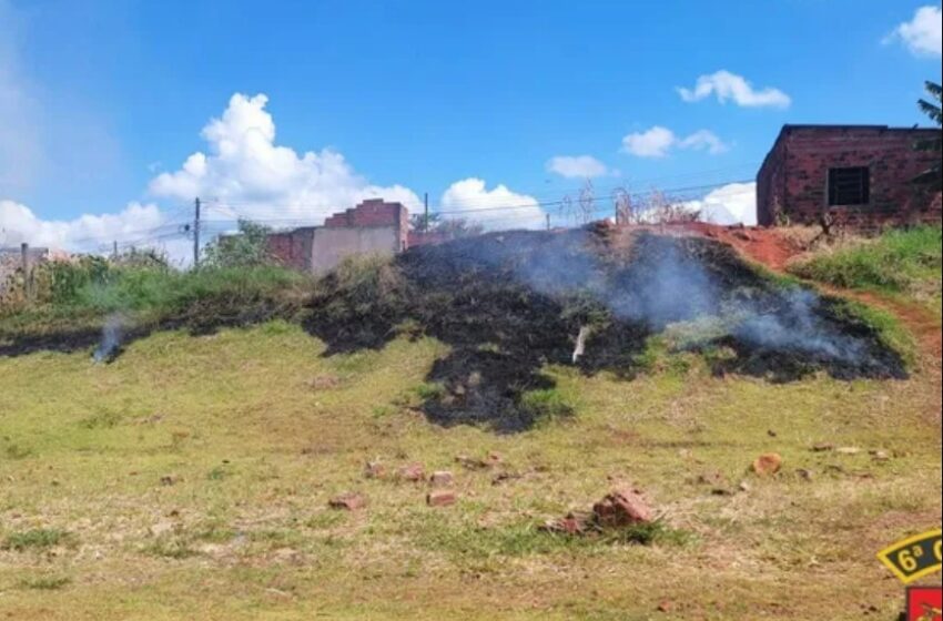  Polícia Militar prende homem após ele confessar ter provocado incêndio ambiental com bituca de cigarro