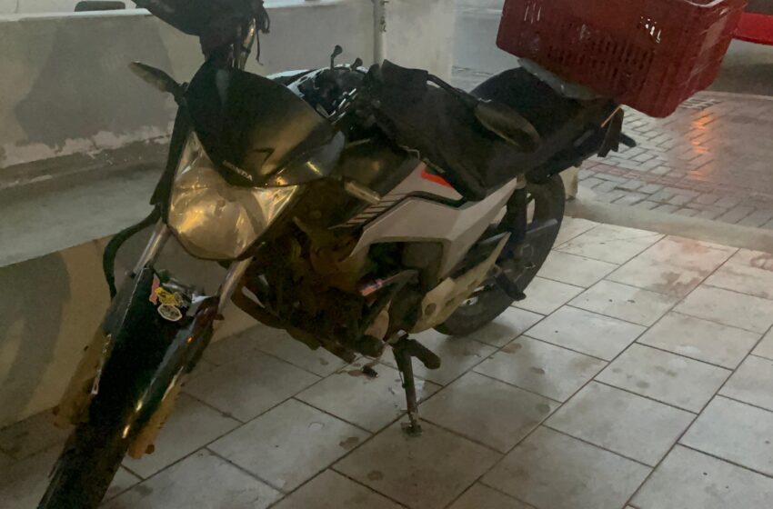  Colisão entre carro e moto é registrada no Centro de Pato Branco