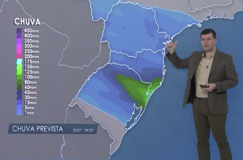  Previsão do tempo para o sul, confira todas as mudanças de temperatura que vão ocorrer na região