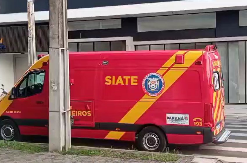  Idoso é atendido pelo Corpo De Bombeiros após ser atropelado em Pato Branco