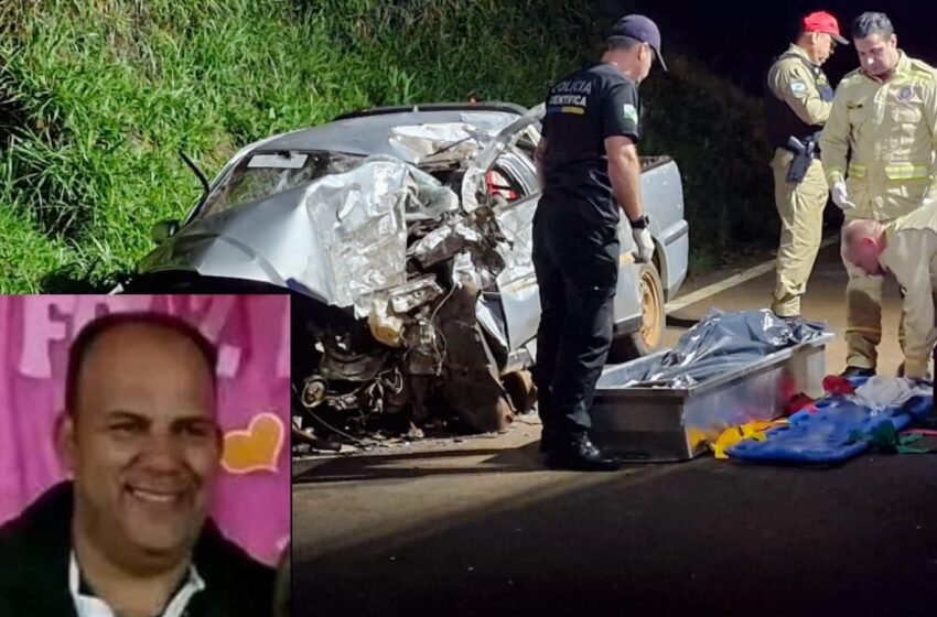  Colisão envolvendo carro e caminhão na PR-180 deixa uma pessoa morta